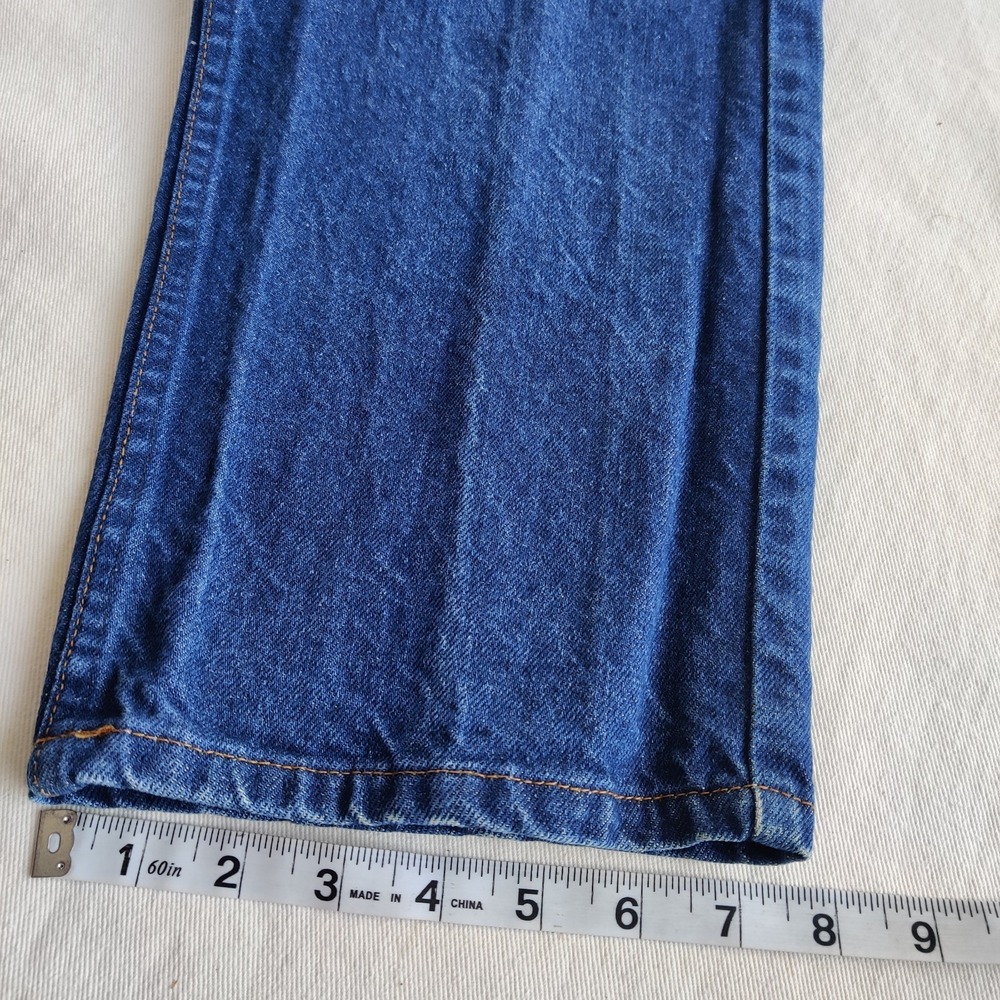 Vtg Levis 515-0693 Orange Tab Blue Jeans USA MADE Denim Pants Men's 35 x 30.5 - Picture 7 of 14